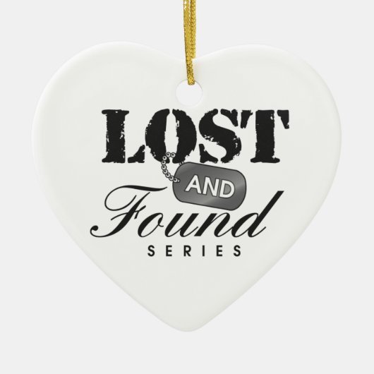 En Céramique Ornement de logo (Devant)