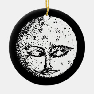 En Céramique Ornement de lune de sommeil