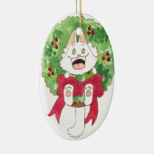 En Céramique Ornement de Lupin Wreath (Droite)