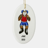 En Céramique Ornement de lutteur (Droite)