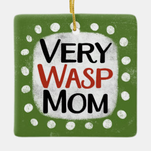 En Céramique Ornement de maman très Wasp