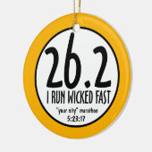 En Céramique Ornement de marathon (Gauche)