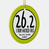 En Céramique Ornement de marathon (Droite)