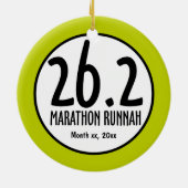 En Céramique Ornement de marathon (Dos)