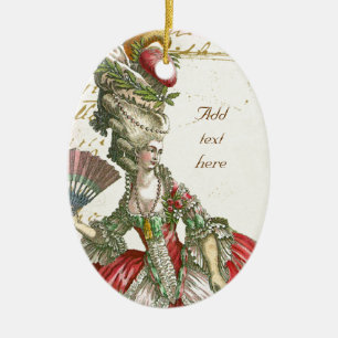 En Céramique Ornement de Marie Antoinette