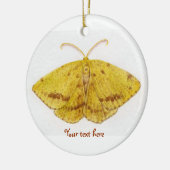 En Céramique Ornement de mite de géomètre de crocus (Gauche)