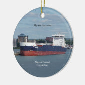 En Céramique Ornement de moissonneuse d'Algoma (Gauche)