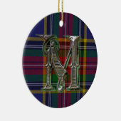 En Céramique Ornement de monogramme de plaid de Macbeth (Droite)