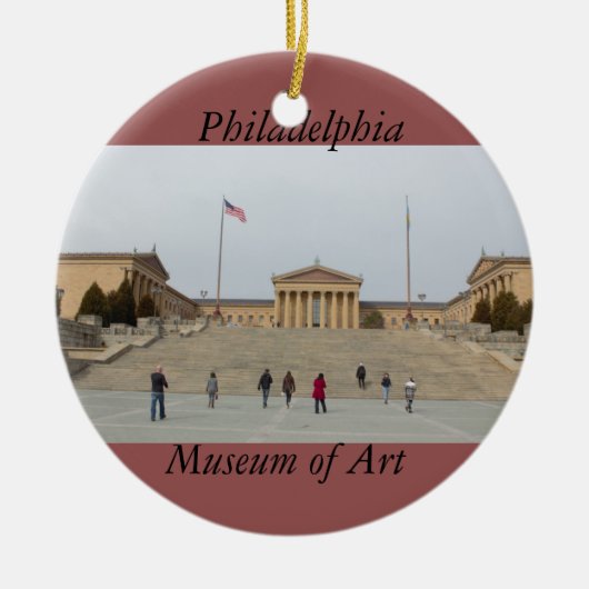En Céramique Ornement de Musée d'Art de Philadelphie (Devant)