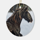 En Céramique Ornement de neige de Brenda Lee (Gauche)