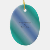 En Céramique Ornement "de Noël de licorne" (Dos)