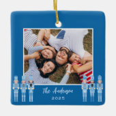 En Céramique ornement de noisette bleue (Devant)