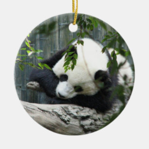 En Céramique Ornement de panda géant