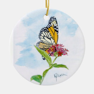 En Céramique Ornement de papillon de monarque
