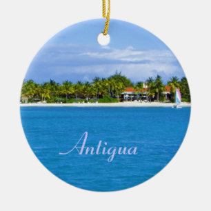 En Céramique Ornement de paradis de l'Antigua