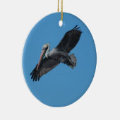 En Céramique Ornement de pélicans de vol (Droite)