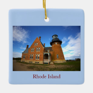 En Céramique Ornement de phare de Rhode Island
