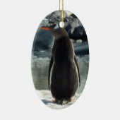 En Céramique Ornement de pingouin de Gentoo (Droite)