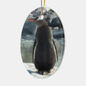 En Céramique Ornement de pingouin de Gentoo (Gauche)