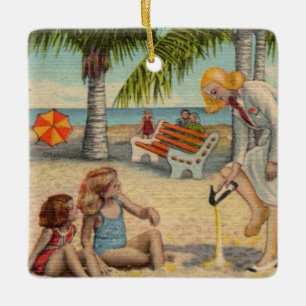 En Céramique Ornement de plage de Floride