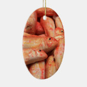 En Céramique Ornement de poisson rose (Droite)