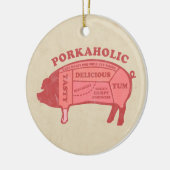 En Céramique Ornement de Porkaholic (Gauche)