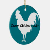 En Céramique Ornement de poulet (Droite)