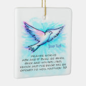 En Céramique Ornement de prière chrétienne (Droite)