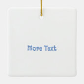 En Céramique Ornement de prière chrétienne (Dos)