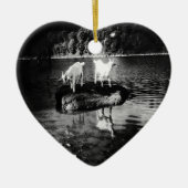 En Céramique Ornement de puissance de chèvre (Devant)