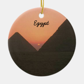 En Céramique Ornement de pyramides de l'Egypte