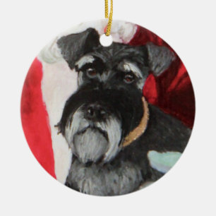 En Céramique ornement de schnauzer