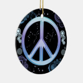 En Céramique Ornement de signe de paix (Droite)