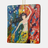 En Céramique Ornement de sirène (Gauche)