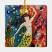 En Céramique Ornement de sirène (Devant)