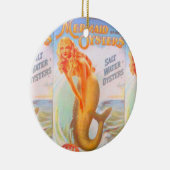 En Céramique ornement de sirène dorée (Droite)