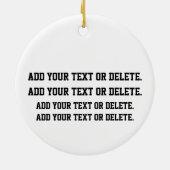 En Céramique Ornement de soccer / Décor - SRF (Dos)