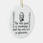 En Céramique Ornement de Socrates (Droite)