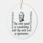 En Céramique Ornement de Socrates (Gauche)