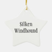 En Céramique Ornement de soie debout (Dos)