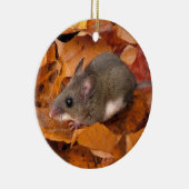 En Céramique Ornement de souris de Noël (Droite)