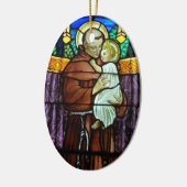 En Céramique Ornement de St Anthony (Gauche)