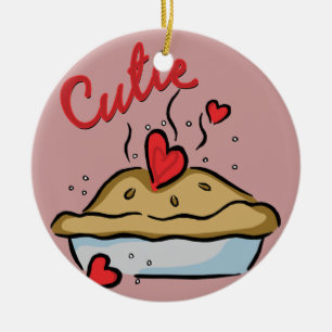 En Céramique Ornement de tarte de Cutie