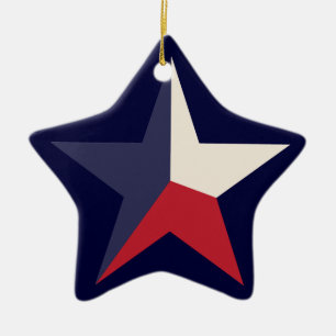En Céramique Ornement de Texas Star
