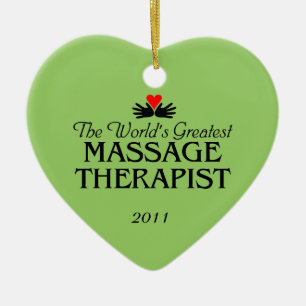 En Céramique Ornement de thérapeute de massage