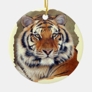 En Céramique Ornement de tigre