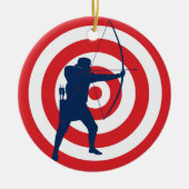 En Céramique Ornement de tir à l'arc (Devant)