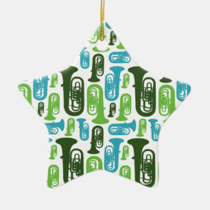 En Céramique Ornement de tuba