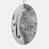 En Céramique Ornement de violon (Gauche)
