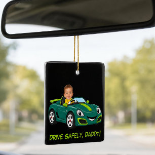 En Céramique Ornement de voiture personnalisé avec photo de béb